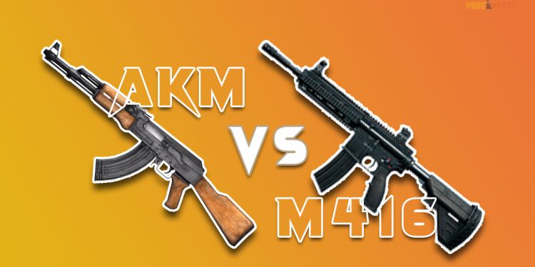 Which Gun Is Better In PUBG Mobile AKM Or M416?